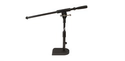 Ultimate Support JS-KD50 стойка микрофонная низкая "журавль", высота 30-43см, для бас-барабана или комбо, черная - фото 10267