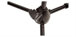 Ultimate Support JS-MCTB50 стойка микрофонная низкая "журавль" на треноге с телескоп. коленом 42-74см, черная - фото 10273