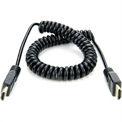 Аксессуар Atomos Coiled Full HDMI to Full HDMI Cable (30cm) - фото 110331
