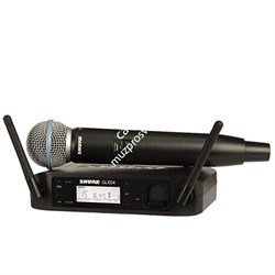 SHURE GLXD24E/B58 Z2 2.4 GHz цифровая вокальная радиосистема с капсюлем динамического микрофона BETA 58 - фото 11276