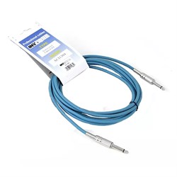 INVOTONE ACI1302/B - инструментальный кабель,6,3 джек моно <-> 6,3 джек моно, длина 2 м (синий) - фото 113252
