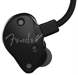 FENDER FXA7 Pro In-Ear Monitors, Metallic Black Внутриканальные наушники с 9,25мм драйвером, двумя HDBA твиттерами и бас портом - фото 11343