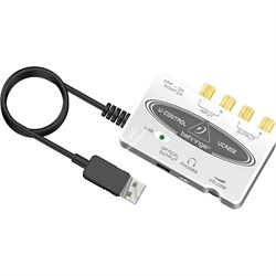 BEHRINGER UCA202 - аудиоинтерфейс USB, 16 бит/48 кГц, 2входа, 2 выхода, SPDIF - фото 114472