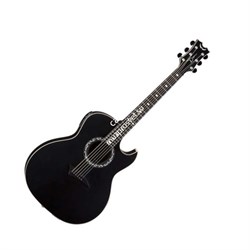 DEAN EX BKS - электроакустическая гитара, EQ, тюнер, красное дерево, цвет черный - фото 115253