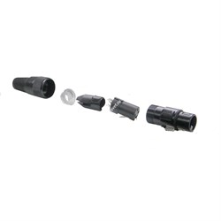 INVOTONE XLR3F300 - разъём XLR 3Р,  кабельный, мама, корпус металл/ пластик - фото 115649
