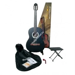 BARCELONA CG11K/BK - набор: классическая гитара, чехол, подставка, струны - фото 116372