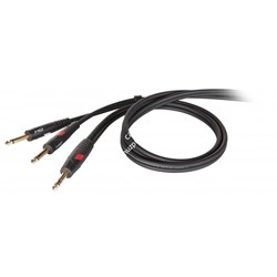 DIE HARD DHG540LU18 - кабель инсертный, 2х6.3 джек моно <-> 6.3 джек стерео, длина 1.8 м - фото 116982
