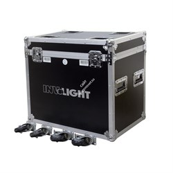 Involight PROSPOT300SET - Набор из 2х вращающихся голов (в кейсе), белый светодиод 120 Вт, DMX-512 - фото 117490