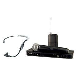 SHURE BLX1288E/SM35 M17 - двухканальная радиосистема с головным микрофоном SM35 - фото 118692