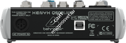 BEHRINGER Q502USB - микшер 5 каналов, встр. USB, 2-х полосный эквалайзер, компрессор - фото 129321