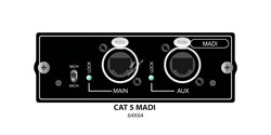 Soundcraft MADI HD Si Dual Cat5 интерфейсная карта 5031571.V для MSB 32 - фото 133352