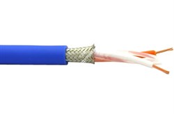 Canare DA206 BLU цифровой симметричный кабель AES/EBU (110Ом), диаметр 7.3мм, синий - фото 146052