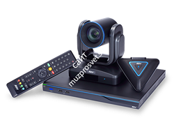Система для организации видео конференцсвязи, до 4х соединений, поворотная камера, 12х оптический  и 1,5х цифровой Zoom, FullHD - фото 148554