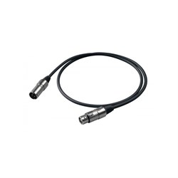 PROEL BULK250LU20 - микрофонный кабель, XLR (папа) <-> XLR (мама), длина - 20м - фото 148877