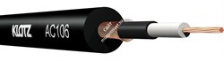 KLOTZ AC 106SW Инструментальный кабель, двойной экран, низкая емкость, внеш.д.6.5мм, цвет черный , катушка 100 м - фото 149320
