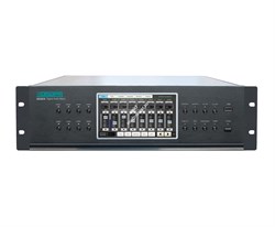 DSPPA MAG-808 Цифровая аудиоматрица, 8 вх/8 вых., Встроенный мр3- плеер, FM-тюнер, эквалайзер. функция мониторинга каналов, таймер, телефонный пейджинг.  Вход: USB, 8 Line Phoenix,  2 Mic comboXLR (+48V). Выход: 8 Line Phoenix. Дистанционное управление с  - фото 150033