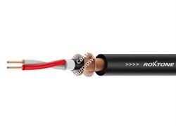 ROXTONE MC240/100 Симметричный микрофонный кабель  из бескислородной меди в катушке (100м.) , 2x0,38мм2., D 6,8мм, AWG: 22., Экранирование: 100%( двойная медная спираль: 2x100x0.10мм + гальваническая изоляция), цвет: черный. Температурный режим эксплуатац - фото 150904