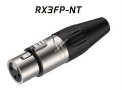 ROXTONE RX3FP-NT (индивидуальная упаковка) Разъем cannon кабельный 1шт в индивидуальной упаковке, мама 3-х контактный. цвет: серебро, поставляются по 1шт в индивидуальном блистере. - фото 151744