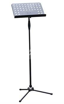 ROXTONE MUS002 Black Пюпитр, на трех ногах, высота, регулируемая: 75-150см, размер подставки: 35x48.5cm, цвет: черный, вес: 3,2kg. 5штук в коробке размером: 67x37x67cм - фото 151859
