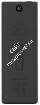 Apogee Jam Plus интерфейс USB мобильный 3-канальный для Windows и Mac. Инструментальный вход, 96 кГц - фото 153256