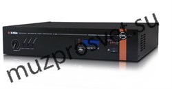 Профессиональный 2-х канальный стереофонический усилитель, 2x100W/8ohm, 2x150W/4ohm, 4-8ohm, 3 Line input – 3x2RCA, встроенный USB/SD плеер, FM тюнер, Bluetooth, 2 mic input 2xTRS/XLR, Line/Mix EQ, EXT.MUTE/ FULL MUTE, stereo/bridge/parallel - фото 156659
