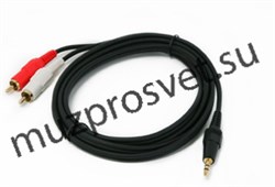 PROCAST Cable S-MJ/2RCA.5B Профессиональный межблочный соединительный звуковой кабель - фото 157142