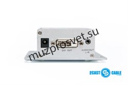 DVI приемник кодированного сигнала от IP передатчика FullHD видео PROCAST Cable в CAT5e/6 - фото 157147