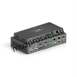 Коммутатор (Свитчер) мультиформатный PureTools PT-PSW-42 с масштабированием сигнала для телеконференций 4x2, поддержка 4K. Выходы: HDMI и HDBaseT. - фото 158919