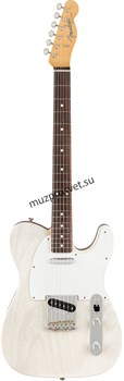 FENDER JIMMY PAGE TELE MIRROR RW WBL электрогитара, цвет белый, в комплекте винтажный твидовый кейс - фото 160599