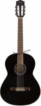FENDER CN-60S NYLON, BLACK WN Классическая гитара, топ массив ели, цвет черный - фото 160961