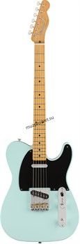 FENDER VINTERA '50S TELECASTER® MODIFIED, MAPLE FINGERBOARD, DAPHNE BLUE электрогитара, цвет голубой, в комплекте чехол - фото 161827