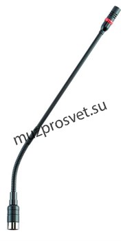 SHURE GM 5923 микрофон гусиная шея, со светодиоидным индикатором, разъёмом XLR. Длина 40 см. Чёрный. Для системы DDS 5900. - фото 161884