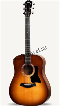 TAYLOR 110e-SB электроакустическая гитара, цвет санбёрст, в комплекте чехол - фото 162096