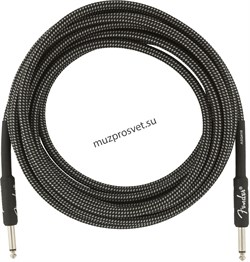 FENDER FENDER 15' INST CABLE GRY TWD инструментальный кабель, серый твид, 15' (4,6 м) - фото 162920