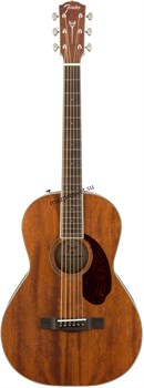 FENDER PM-2 PARLOR ALL-MAH W/CASE OV акустическая гитара, цвет натуральный, в комплекте кейс - фото 163101