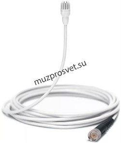 SHURE TL47W/O-MDOT-A Петличный всенаправленный мирофон TwinPlex, естественная передача звука, низкая чувствительность, кабель 1. - фото 163204