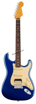FENDER American Ultra Stratocaster® HSS, Rosewood Fingerboard, Cobra Blue электрогитара, цвет синий в комплекте кейс - фото 163478