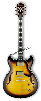 Ibanez AS153-AYS полуакустическая гитара с кейсом - фото 163824
