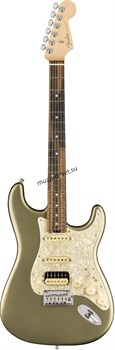 FENDER AM ELITE STRAT HSS EB SATN JPM электрогитара, цвет зеленый металлик, в комплекте кейс - фото 164638