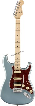 FENDER AM ELITE STRAT HSS MN SATN IBM электрогитара, цвет синий металлик, в комплекте кейс - фото 164650