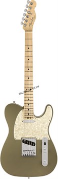 FENDER AM ELITE TELE MN SATIN JPM электрогитара, цвет зеленый металлик, в комплекте кейс - фото 164679