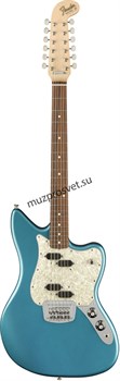 FENDER ELECTRIC XII PF LPB 12-струнная электрогитара, цвет синий, в комплекте чехол - фото 164890