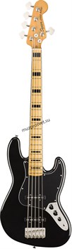 FENDER SQUIER SQ CV 70s JAZZ BASS V MN BLK 5-струнная бас-гитара, цвет черный - фото 164934