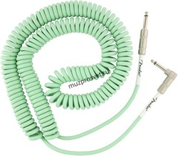 FENDER 30' OR COILS SFG витой инструментальный кабель, зеленый, 30' (9,14 м) - фото 164969