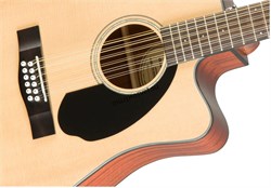 FENDER CD-60SCE DREAD 12-STRNAT WN 12-струнная электроакустическая гитара, цвет натуральный - фото 165554