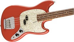 FENDER VINTERA '60S MUSTANG BASS®, PAU FERRO FINGERBOARD, FIESTA RED 4-струнная бас-гитара, цвет красный, в комплекте чехол - фото 166340
