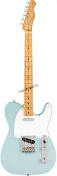 FENDER VINTERA '50S TELECASTER®, MAPLE FINGERBOARD, SONIC BLUE электрогитара, цвет голубой, в комплекте чехол - фото 166359