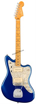 FENDER American Ultra Jazzmaster®, Maple Fingerboard, Cobra Blue электрогитара, цвет синий в комплекте кейс - фото 166889