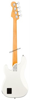 FENDER American Ultra Precision Bass®, Maple Fingerboard, Arctic Pearl электрогитара, цвет белый в комплекте кейс - фото 166895