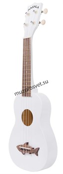 KALA MK-SS/WHT MAKALA SHARK, SOPRANO UKULELE, GREAT WHI укулеле сопрано, цвет белый - фото 167081